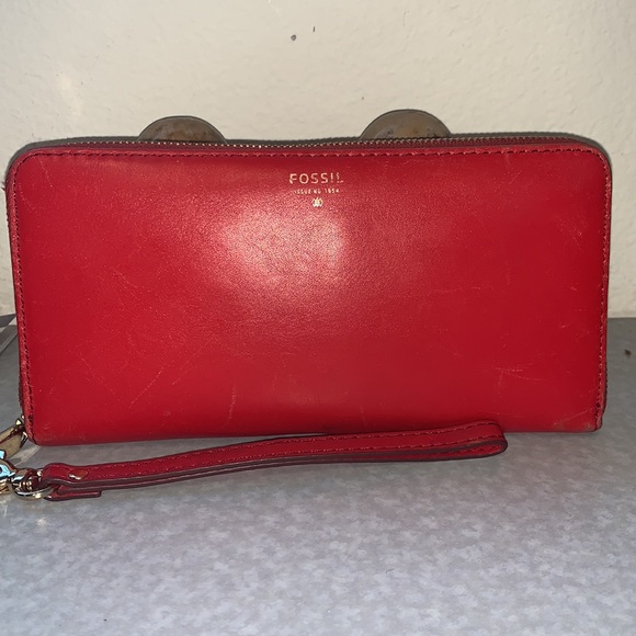 Fossil Zip Around Wallet - Picture 1 of 16